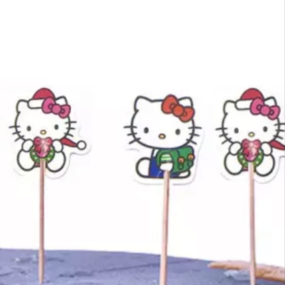 🎉New🎉Hello Kitty Birthday Cake or Cupcake Toppers🎉 - Picture 2 of 4